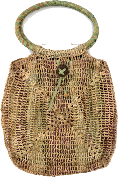 Bolsa crochê  alça redonda